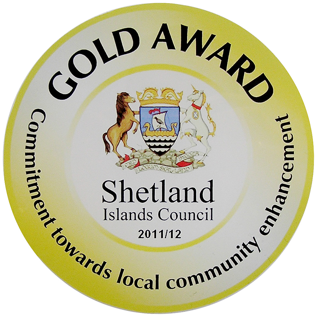 Shetland Islands Council - Gold Award 2011/12
